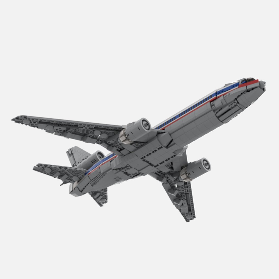 MOC - 228062 DC - 10 American Airlines Building Blocks - LesDiy - 