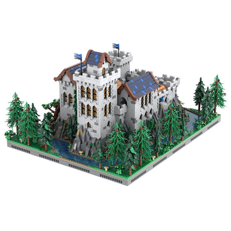 MOC-228153 Modular Medieval Outpost Tower Building Blocks-LesDiy-Building Blocks-