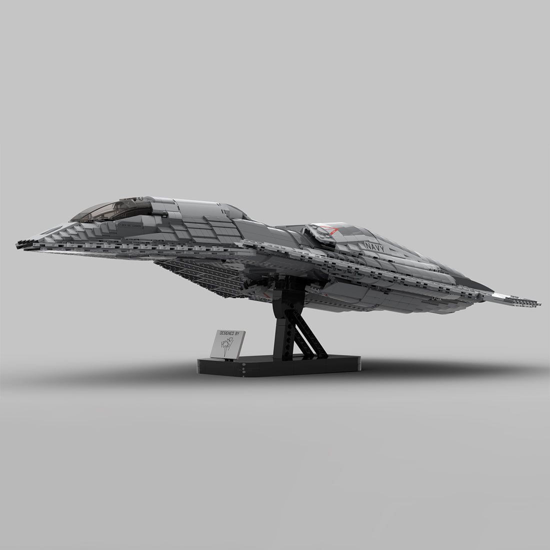 MOC - 228357 1:35 Scale F/A - 37 Talon Building Blocks - LesDiy - Building Blocks