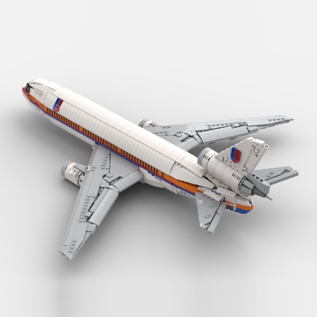 MOC-228395 DC-10 United Airlines Building Blocks | LesDiy