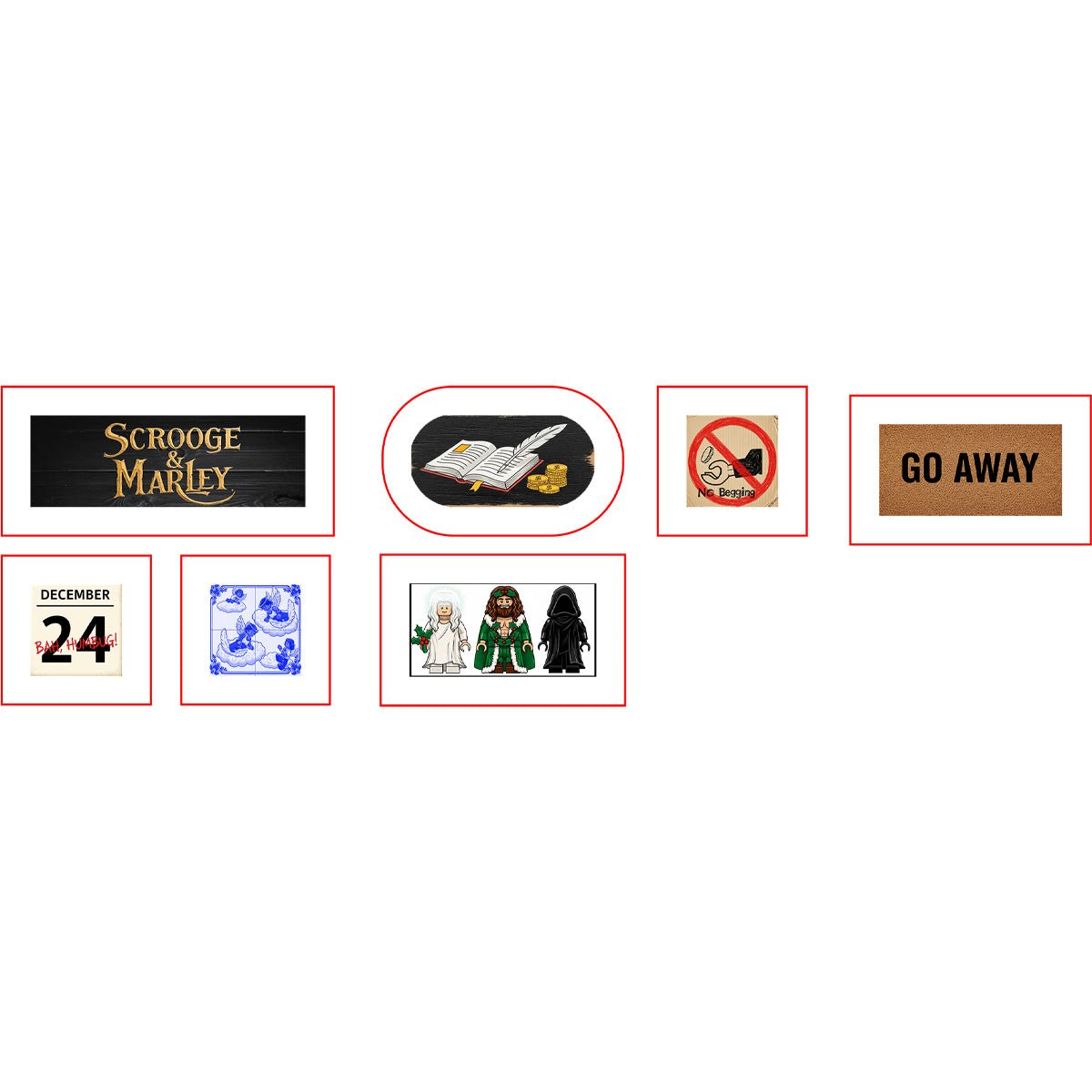 MOC - 228435 Winter Village - Scrooge & Marley Building Blocks - LesDiy - Building Blocks