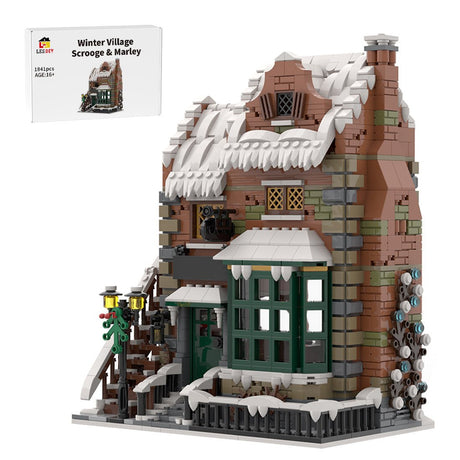 MOC - 228435 Winter Village - Scrooge & Marley Building Blocks - LesDiy - Building Blocks