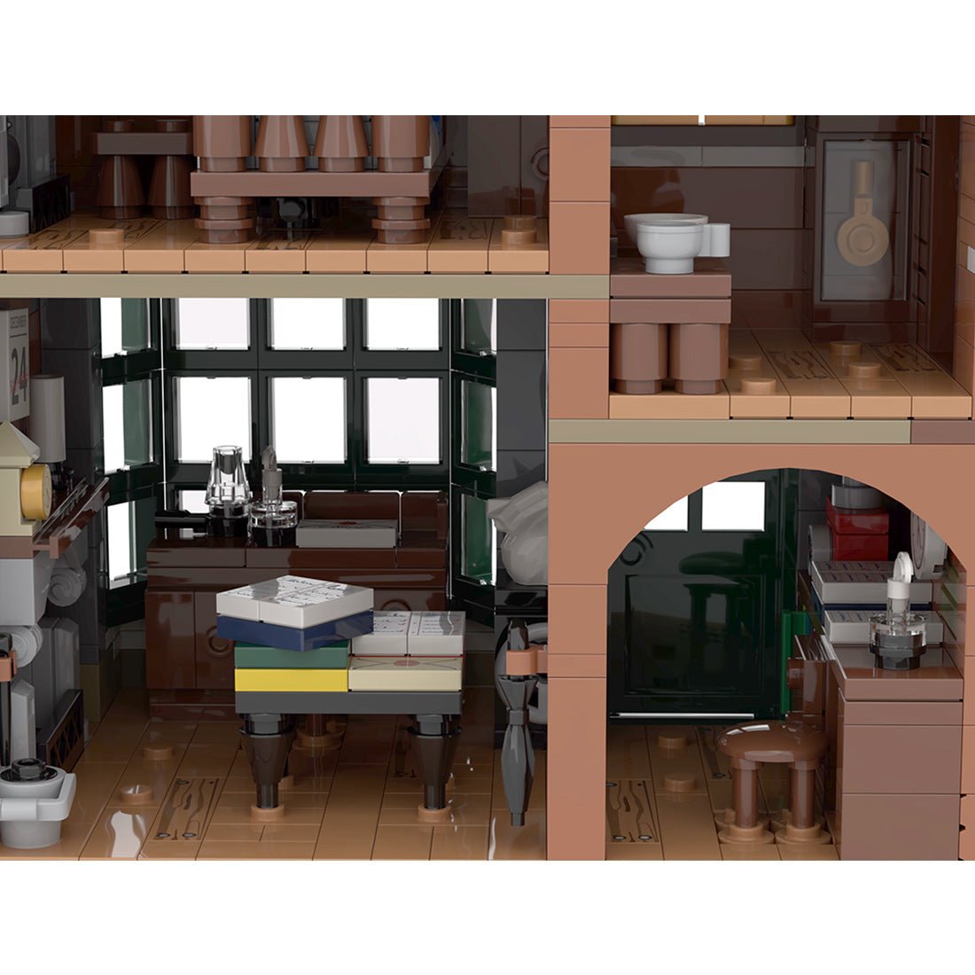 MOC - 228435 Winter Village - Scrooge & Marley Building Blocks - LesDiy - Building Blocks