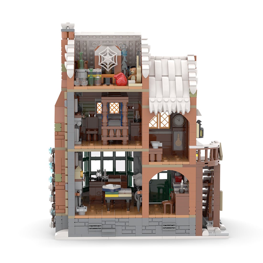 MOC - 228435 Winter Village - Scrooge & Marley Building Blocks - LesDiy - Building Blocks