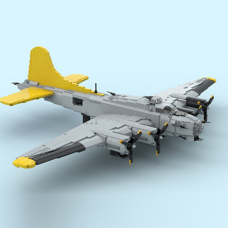 MOC - 228864 Boeing B - 17 Flying Fortress Building Blocks - LesDiy - Building Blocks