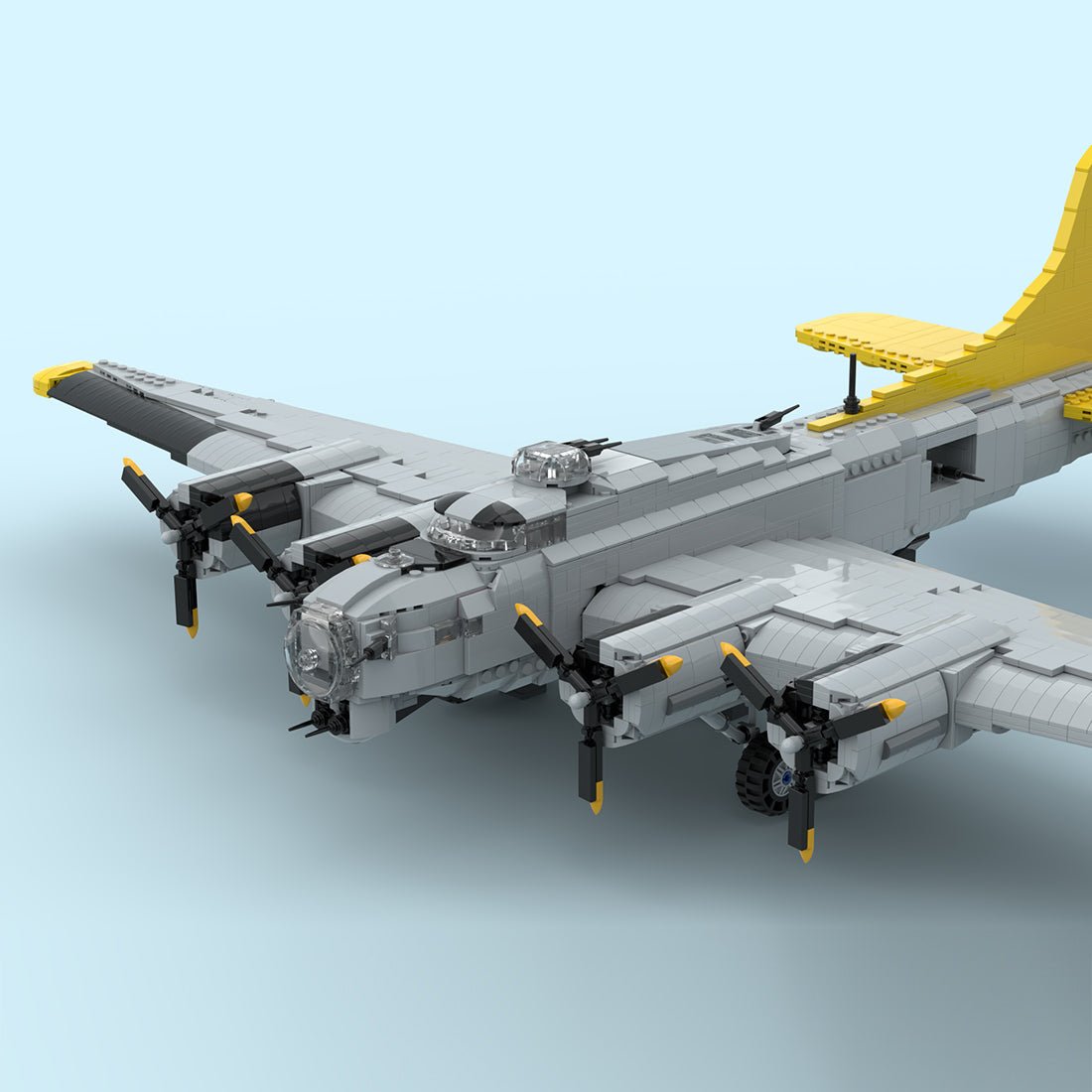 MOC - 228864 Boeing B - 17 Flying Fortress Building Blocks - LesDiy - Building Blocks