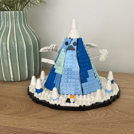 MOC - 229092 Adventure Time: The Ice Kingdom | Micro World Series: 4 - LesDiy - Building Blocks