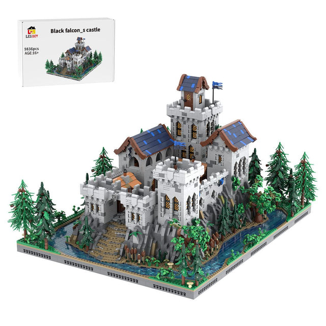 MOC-229261 Black Falcon’s Castle Building Blocks-LesDiy-Building Blocks-