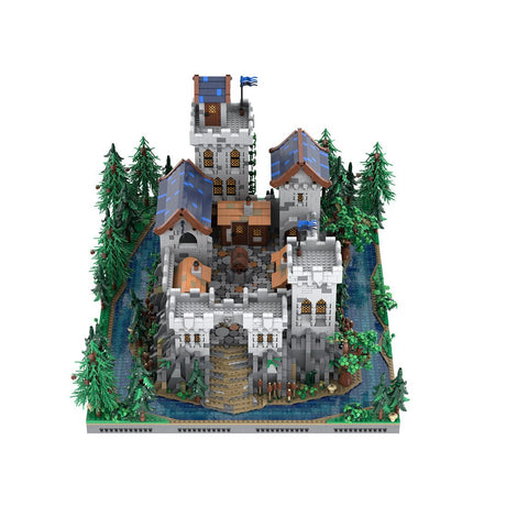 MOC-229261 Black Falcon’s Castle Building Blocks-LesDiy-Building Blocks-