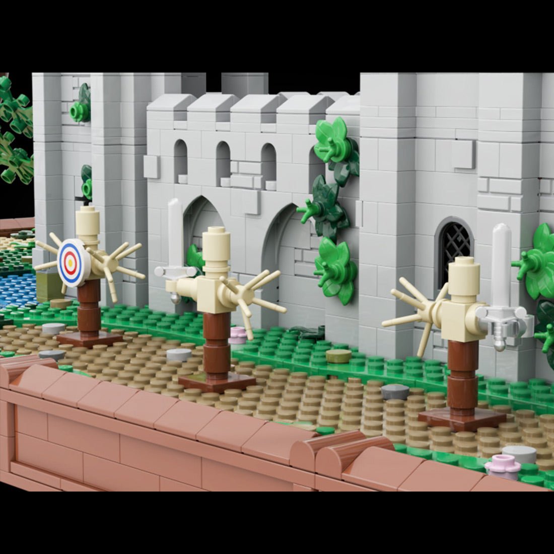 MOC - 229307 Brickberg Castle Building Blocks - LesDiy - 