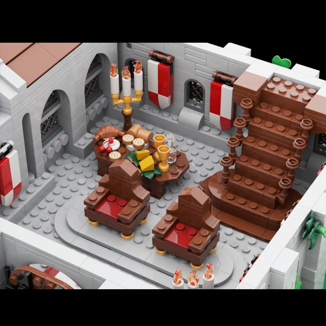 MOC - 229307 Brickberg Castle Building Blocks - LesDiy - 