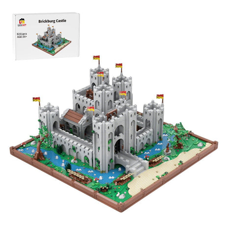MOC - 229307 Brickberg Castle Building Blocks - LesDiy - 
