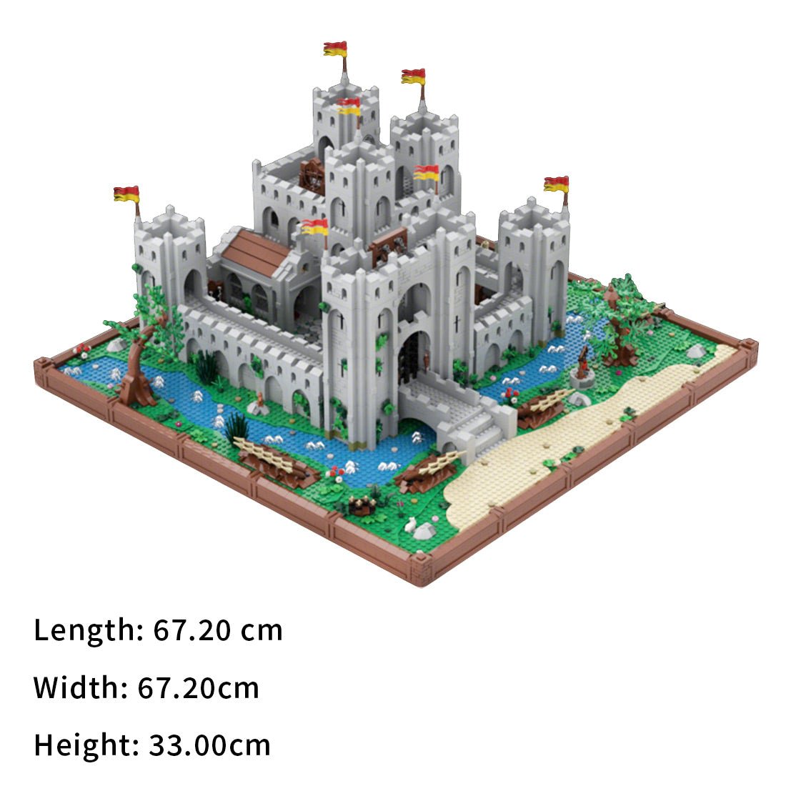 MOC - 229307 Brickberg Castle Building Blocks - LesDiy - 