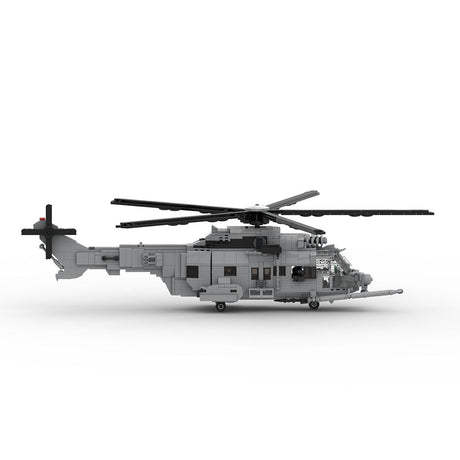 MOC - 229326 1/35 Scale H225M Caracal Building Blocks - LesDiy - 