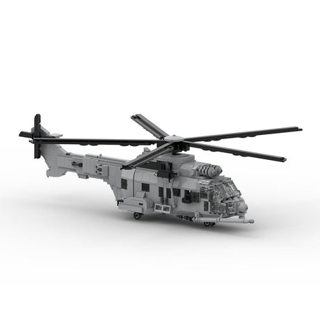 MOC - 229326 1/35 Scale H225M Caracal Building Blocks - LesDiy - 