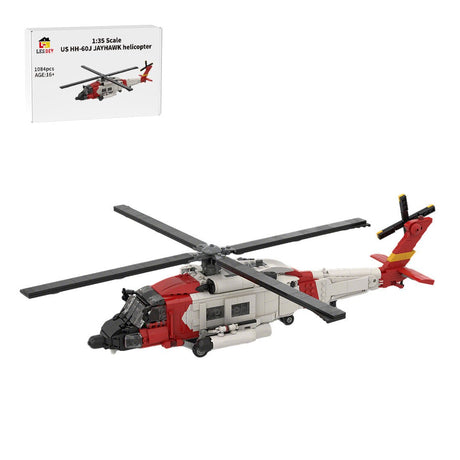 MOC - 229660 Sikorsky | HH - 60J JAYHAWK - 1:35 Scale Building Blocks - LesDiy - building blocks