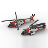MOC - 229660 Sikorsky | HH - 60J JAYHAWK - 1:35 Scale Building Blocks - LesDiy - building blocks