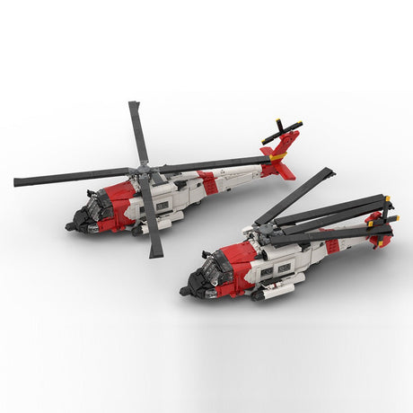 MOC - 229660 Sikorsky | HH - 60J JAYHAWK - 1:35 Scale Building Blocks - LesDiy - building blocks