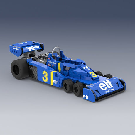 MOC - 229746 Tyrrell P34 1976 - working V8 Building Blocks - LesDiy - 