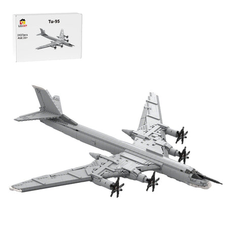 MOC - 229818 Tupolev TU - 95 Bear Building Blocks - LesDiy - 