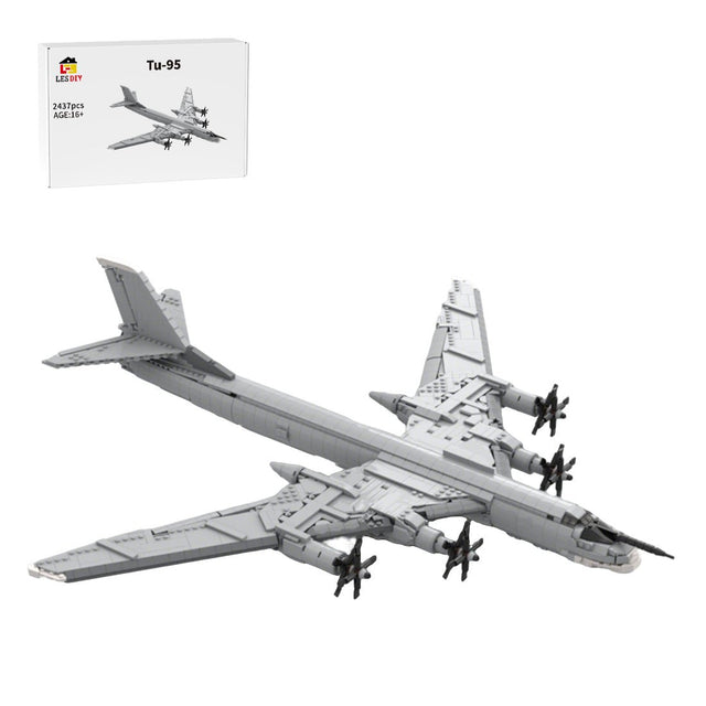 MOC - 229818 Tupolev TU - 95 Bear Building Blocks - LesDiy - 