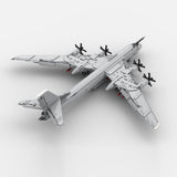 MOC - 229818 Tupolev TU - 95 Bear Building Blocks - LesDiy - 