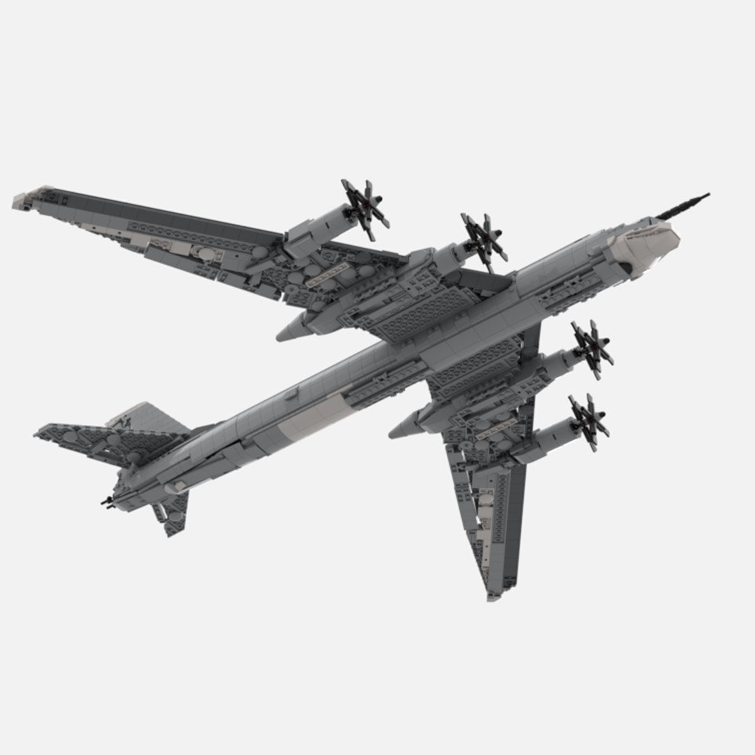 MOC - 229818 Tupolev TU - 95 Bear Building Blocks - LesDiy - 