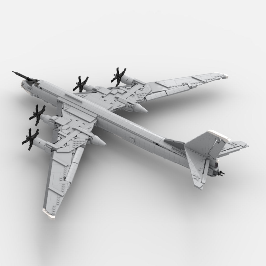 MOC - 229818 Tupolev TU - 95 Bear Building Blocks - LesDiy - 