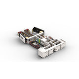MOC - 230069 1/38 Scale Ultra MEGA Yacht - Part 1 Module 3 Deck 1 Bow Building Blocks - LesDiy - Building Blocks