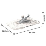 MOC - 230069 1/38 Scale Ultra MEGA Yacht - Part 11 Module 18 Hardtop Building Blocks - LesDiy - Building Blocks
