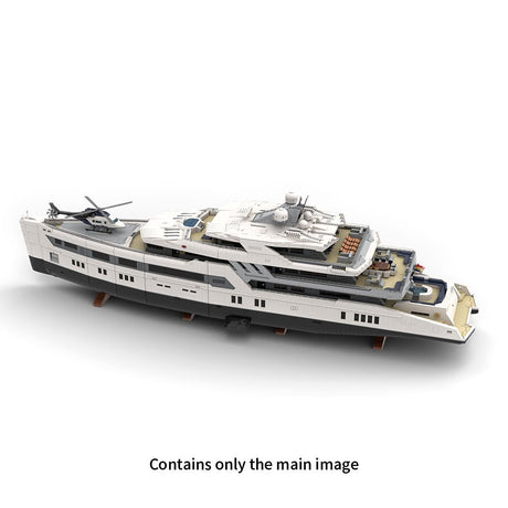 MOC - 230069 1/38 Scale Ultra MEGA Yacht - Part 3 Module 10 Deck 2 Stern 1 Building Blocks - LesDiy - Building Blocks