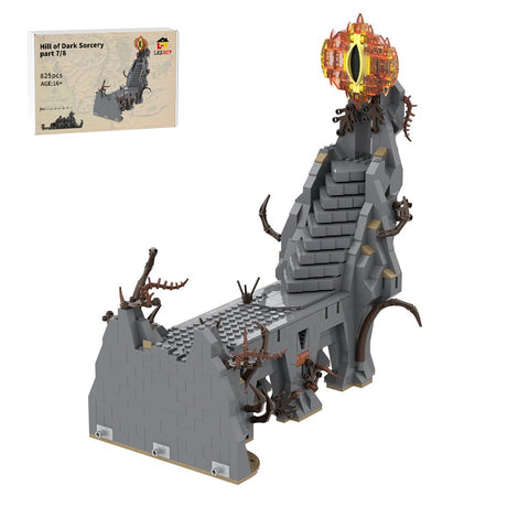 MOC - 230140 Part 7 Medieval Dark Magic Mountain Building Blocks - LesDiy - Building Blocks