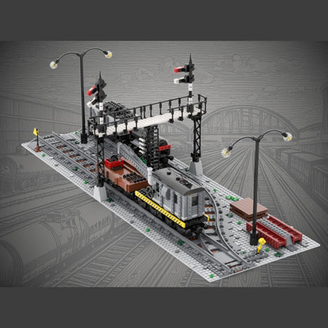 MOC - 230845 Railway Freight Yard Building Blocks - LesDiy - 