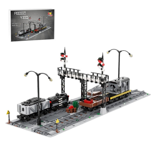 MOC - 230845 Railway Freight Yard Building Blocks - LesDiy - 