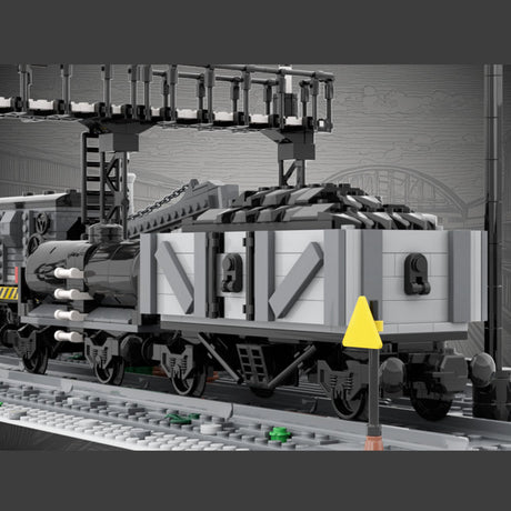 MOC - 230845 Railway Freight Yard Building Blocks - LesDiy - 