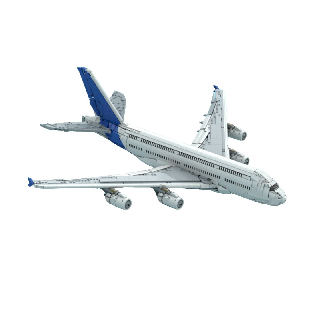 Livery Building MOC-231269 Airbus A380 factory livery Building Blocks | LesDiy