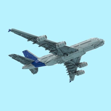 MOC - 231269 Airbus A380 factory livery Building Blocks - LesDiy - Building Blocks