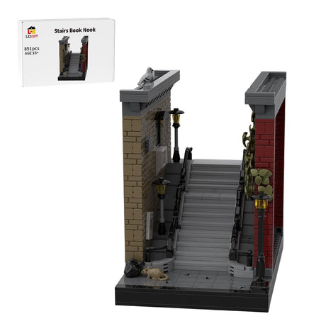 MOC-231535 Joker Stairs Book Nook Building Blocks-LesDiy-MOC-