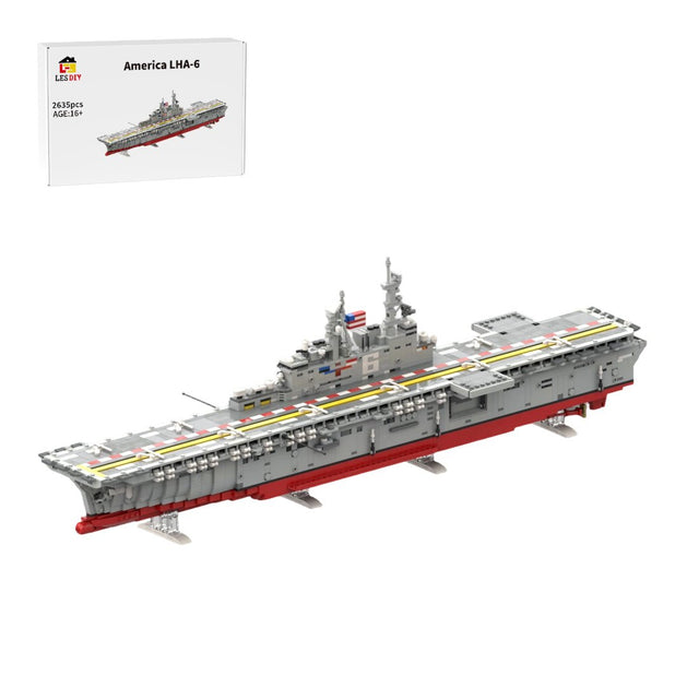 MOC - 231557 USS America LHA - 6 Building Blocks - LesDiy - 