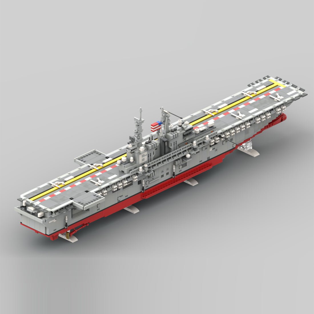 MOC-231557 USS America LHA-6 Building Blocks | LesDiy