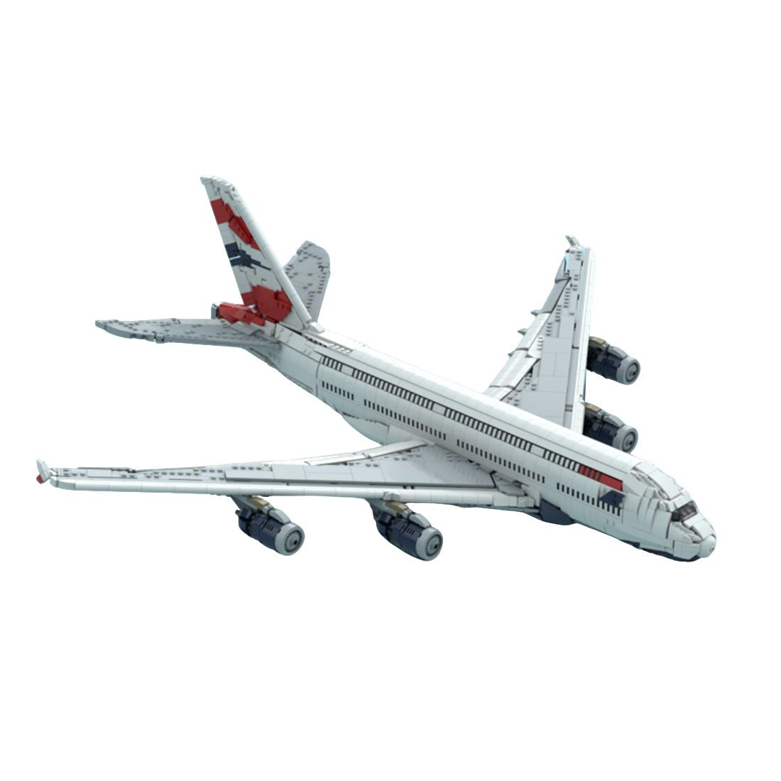 MOC - 231606 British Airways Airbus A380 Building Blocks - LesDiy - Building Blocks