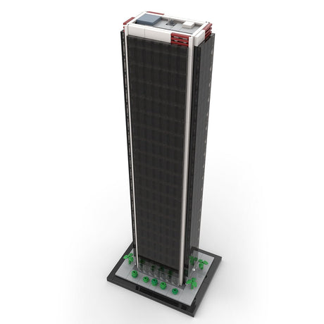 MOC - 231911 Aon Center Los Angeles - 1/800 Scale Building Blocks - LesDiy - Building Blocks - 
