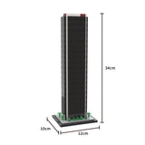 MOC - 231911 Aon Center Los Angeles - 1/800 Scale Building Blocks - LesDiy - Building Blocks - 
