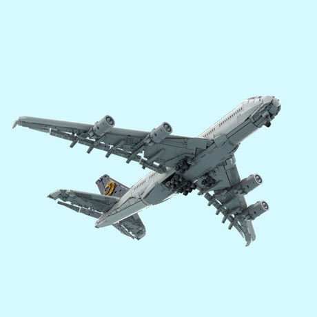 MOC - 231917 Lufthansa Airbus A380 Building Blocks - LesDiy - Building Blocks