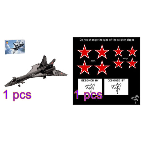 MOC - 232309 1:35 Scale MiG - 31 Firefox Building Blocks - LesDiy - Building Blocks