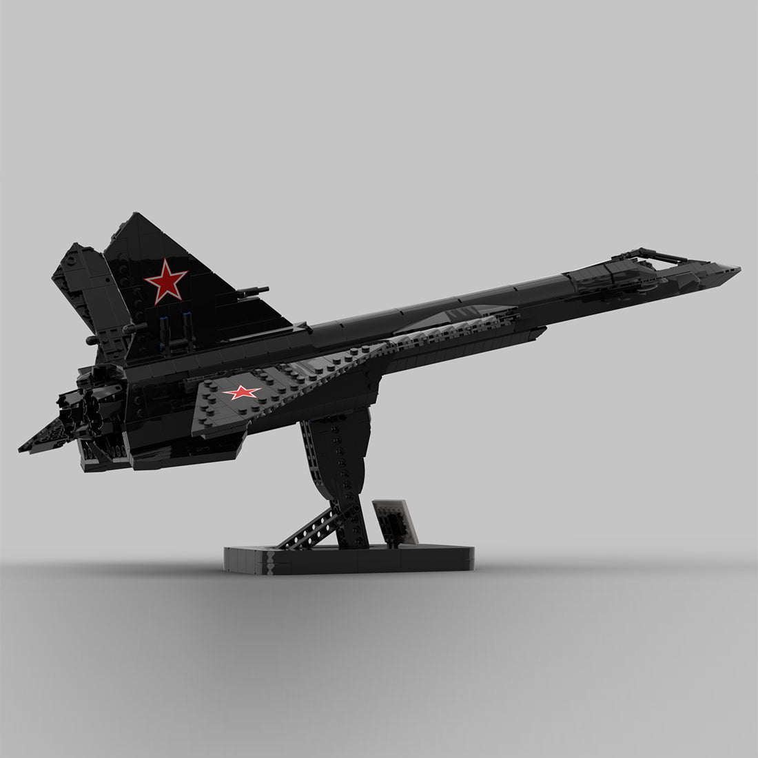 MOC-232309 1:35 Scale MiG-31 Firefox Building Blocks | LesDiy