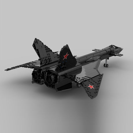 MOC - 232309 1:35 Scale MiG - 31 Firefox Building Blocks - LesDiy - Building Blocks