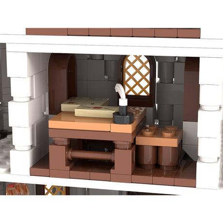 MOC-233345 White Wizard’s tower Building Blocks-LesDiy-Building Blocks-