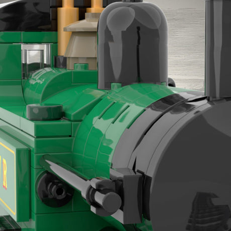 MOC - 234145 British GWR 1400 Class Steam Locomotive Building Blocks - LesDiy - 