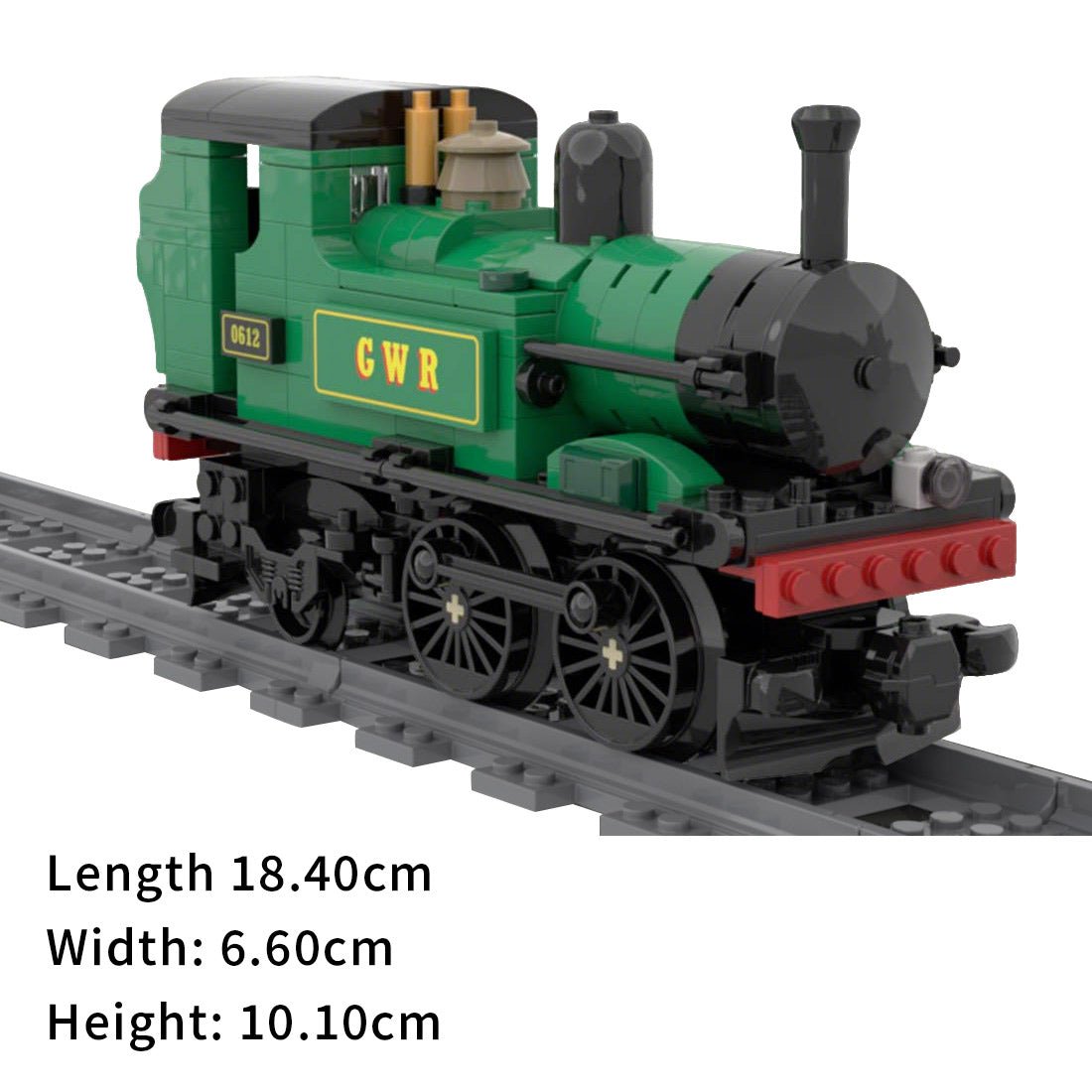 MOC - 234145 British GWR 1400 Class Steam Locomotive Building Blocks - LesDiy - 